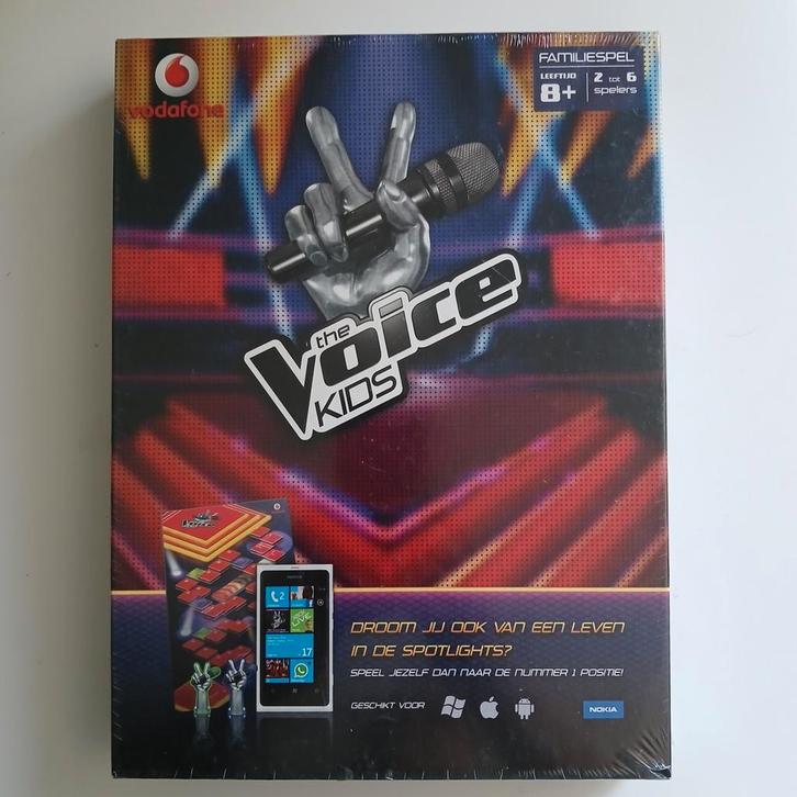 The Voice Kids Familiespel Vodafone - Nieuw in verpakking, Hobby en Vrije tijd, Gezelschapsspellen | Bordspellen, Nieuw, Een of twee spelers