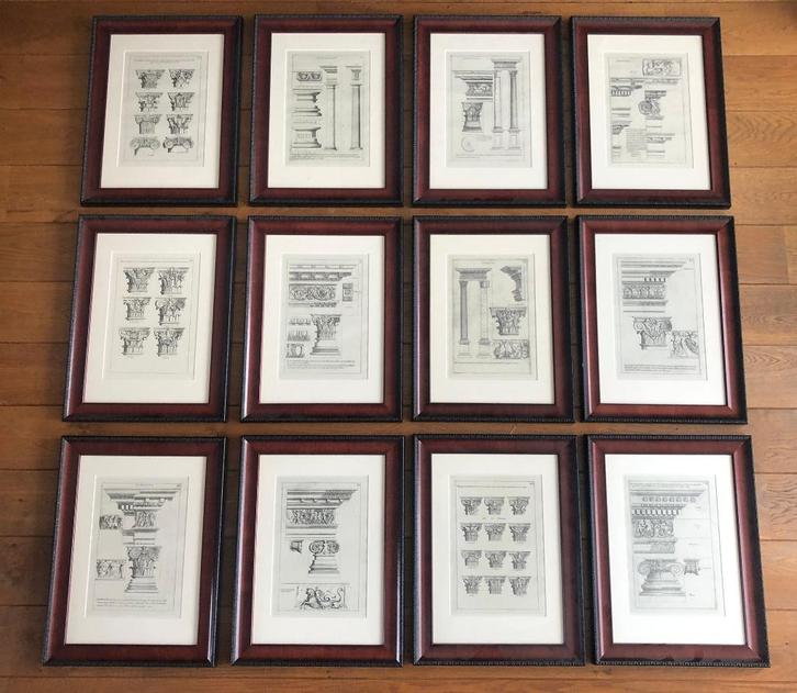 Klassieke lijsten met bouwstijlen, Huis en Inrichting, Woonaccessoires | Lijsten, Zo goed als nieuw, 50 tot 75 cm, Minder dan 50 cm