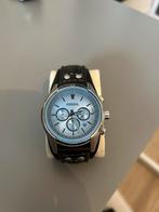 Fossil horloge, Sieraden, Tassen en Uiterlijk, Horloges | Heren, Leer, Staal, Zo goed als nieuw, Ophalen