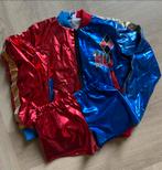2x Harley Quinn Carnavalspak Maat 128, Kinderen en Baby's, Carnavalskleding en Verkleedspullen, Ophalen, Zo goed als nieuw, 122 t/m 128