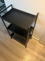 Zwarte Trolley / Serveerwagen, Huis en Inrichting, Ophalen, Gebruikt