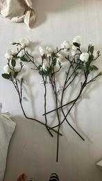 6 kunsttakken magnolia bloemen, Ophalen, Gebruikt