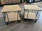 2x nachtkastje/bijzettafel, Ophalen, Minder dan 45 cm, Minder dan 55 cm, Gebruikt