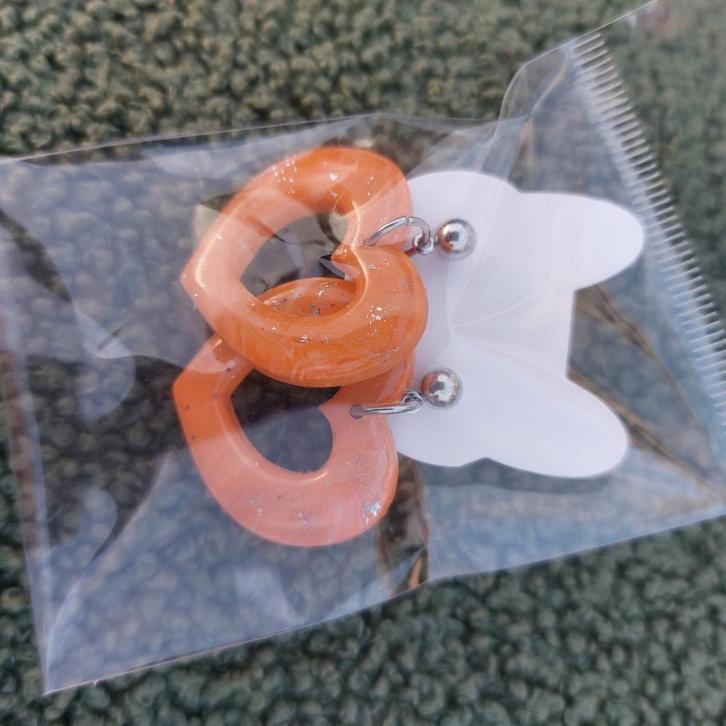 Handgemaakte Oorbellen, Sieraden, Tassen en Uiterlijk, Oorbellen, Nieuw, Overige materialen, Ophalen of Verzenden
