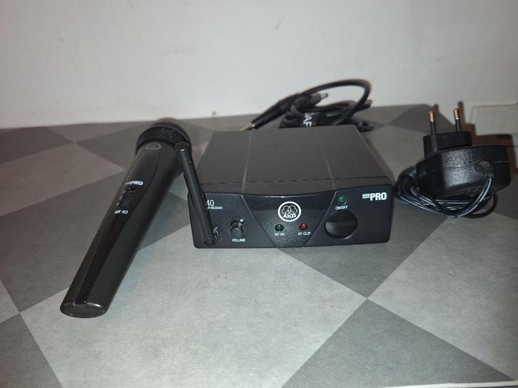 AKG WMS 40 Mini Vocal ISM3 (864.850 Mhz) draadloos systeem, Muziek en Instrumenten, Microfoons, Zo goed als nieuw, Overige typen