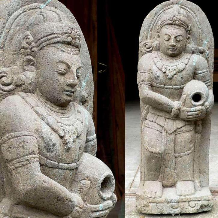 Stenen beeld HINDOE GODIN BF5 Hindu shiva Tara Buddha kunst, Antiek en Kunst, Kunst | Niet-Westerse kunst, Ophalen of Verzenden