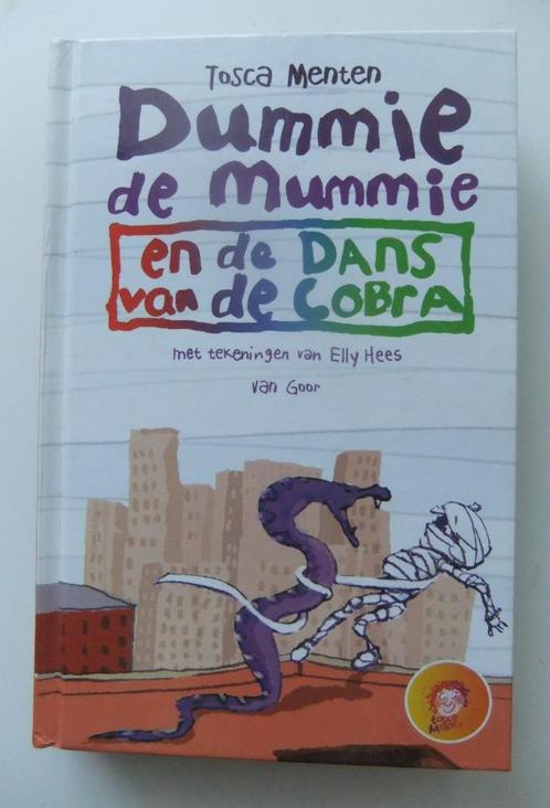 Dummie de Mummie en de dans van de cobra-Tosca Menten, Boeken, Kinderboeken | Jeugd | 10 tot 12 jaar, Zo goed als nieuw, Fictie
