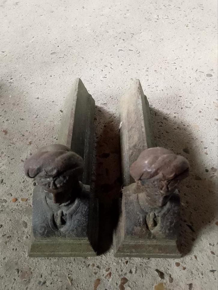 Oude Haardbokken / Vuurbokken, Antiek en Kunst, Antiek | Overige Antiek, Ophalen of Verzenden