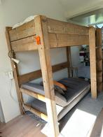 Hoogslaper Jorg Steigerhout nette staat (past bureau onder), Ophalen, Zo goed als nieuw, Hoogslaper