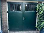 Schuurdeuren 106/107 x 220,5 x 4 cm, Gebruikt, 215 cm of meer, Buitendeur, Glas