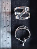 Vintage oorbellen (Napier), Ophalen of Verzenden, Gebruikt, Zilver, Overige materialen