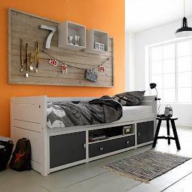 2x Kajuitbed merk lifetims. 1x wit. 1x white wash 