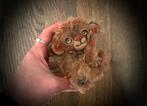 Handgemaakte Aap teddybeer beer teddy beweegbaar pop bear, Verzenden, Zo goed als nieuw, Stoffen beer, Overige merken
