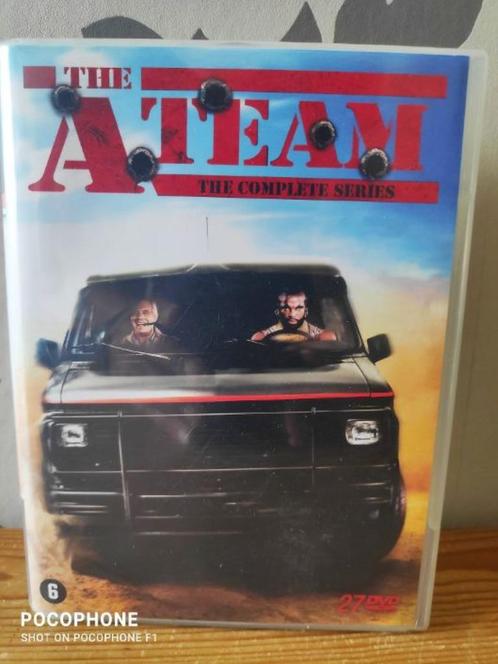 THE A - TEAM - DE COMPLETE SERIE 1 T/M 5 - 27 DVD BOX, Cd's en Dvd's, Dvd's | Tv en Series, Zo goed als nieuw, Actie en Avontuur