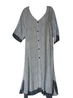 Nieuw.Wit zwarte viscose jurk,Sempre Pui 54/56, Ophalen of Verzenden, Nieuw, Wit, Jurk