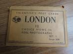 jaren 20/30 mapje van 12 Valentine's foto kaarten Londen, Verzenden, Gebruikt