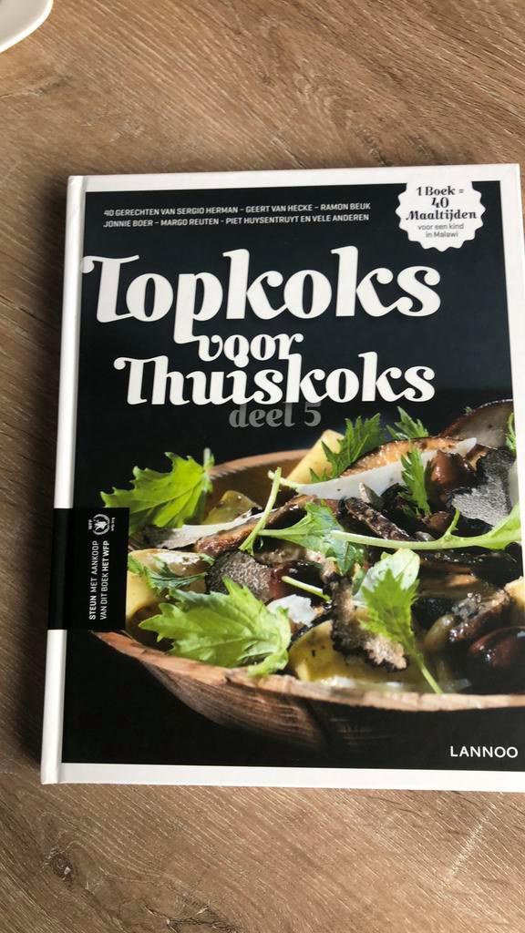 Topkoks voor thuiskoks, deel 5, Boeken, Kookboeken, Zo goed als nieuw, Voorgerechten en Soepen, Hoofdgerechten, Overige typen
