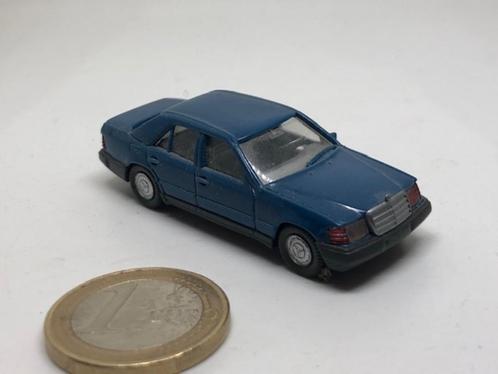 Mercedes 260 E (W124) Blauw, Wiking, Hobby en Vrije tijd, Modelauto's | 1:87, Gebruikt, Auto, Wiking, Ophalen of Verzenden