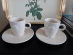 Douwe Egberts kop en schotel Nikolai Carels, Ophalen of Verzenden, Zo goed als nieuw, Porselein, Kop en/of schotel