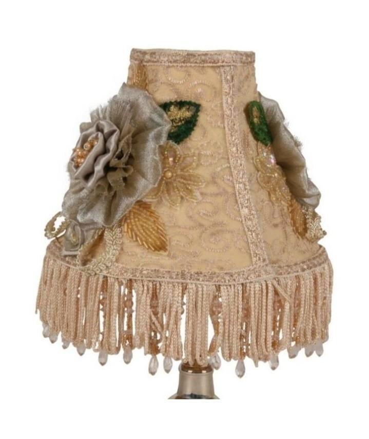 Baroque klem kapjes nog 4 x 45.00 p.s, Huis en Inrichting, Lampen | Lampenkappen, Zo goed als nieuw, Minder dan 25 cm, Rechthoekig