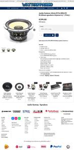 Audio System AX165 EVO2 HELON Speakers 165mm/6.5''(H165), Auto diversen, Autospeakers, Info@optimount.nl, Nieuw, Ophalen of Verzenden