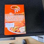 Bami schijf, Ophalen