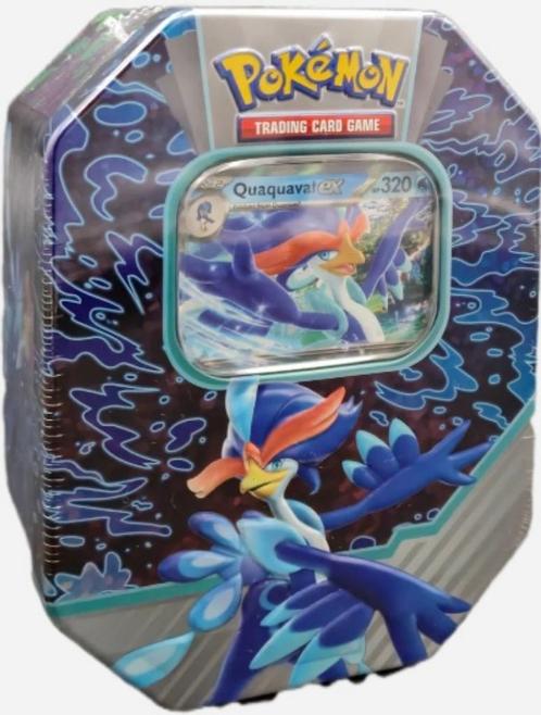 Pokémon Paldea Partners: Tin - Quaquaval EX  – Slechts €22,5, Hobby en Vrije tijd, Verzamelkaartspellen | Pokémon, Nieuw, Booster