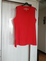 Mooie rode top met V hals van Ulla Popken. Mt. 54/56!, Verzenden, Nieuw, Ulla Popken, Zonder mouw