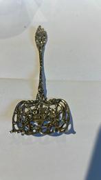 Zilver schepje 4x 10 cm, gedecoreerd met fruitmand, Antiek en Kunst, Antiek | Goud en Zilver, Verzenden, Zilver