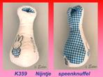 Nijntje Speen knuffel blauw, Kinderen en Baby's, Speelgoed | Knuffels en Pluche, Ophalen, Zo goed als nieuw, Konijn