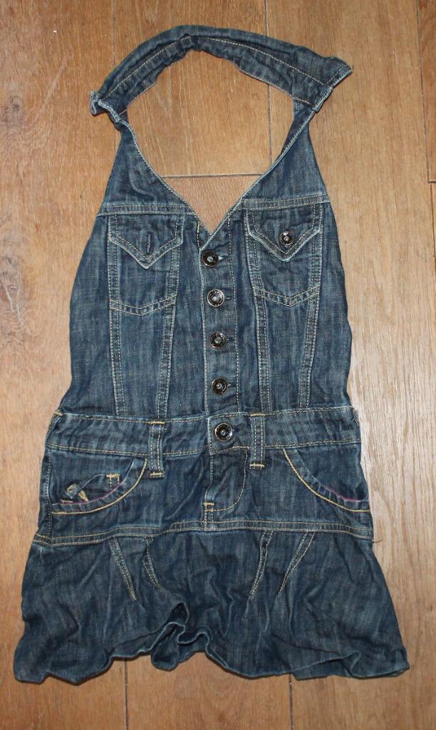 Spijkerjurk van Vingino maat 5, Kinderen en Baby's, Kinderkleding | Maat 110, Gebruikt, Meisje, Jurk of Rok, Ophalen of Verzenden