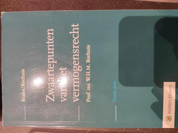 Zwaartepunten van het vermogensrecht - Reehuis (nieuw), Boeken, Studieboeken en Cursussen, Zo goed als nieuw, HBO, Alpha, Ophalen of Verzenden