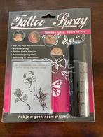 Tattoo Spray - Tijdelijke tattoo set - Inclusief 3 sjablonen, Ophalen of Verzenden, Nieuw, Overige typen, Overige