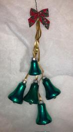 Vintage  kerstbal trosversiering; kerstklokken, Diversen, Kerst, Ophalen of Verzenden, Gebruikt