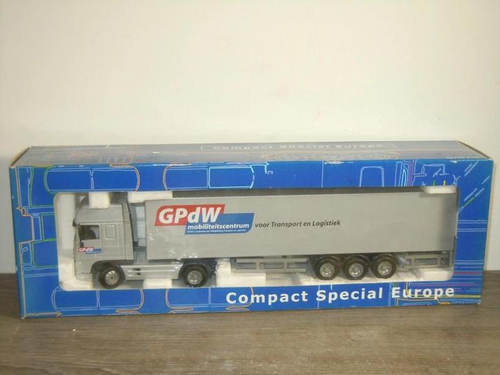 Daf 95 XF Truck & Trailer GPdW - Joal CSE 1:50, Hobby en Vrije tijd, Modelauto's | 1:50, Zo goed als nieuw, Bus of Vrachtwagen