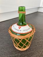 Vintage oude Viresa gistfles groen glas jenever Schiedam, Antiek en Kunst, Ophalen of Verzenden