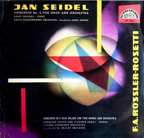 Jan Seidel, Rossler-Rosetti Concerto Oboe Smetacek, Cd's en Dvd's, Vinyl | Klassiek, Zo goed als nieuw, Ophalen of Verzenden