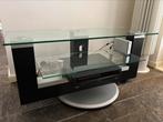 Televisie tafel, Huis en Inrichting, Tafels | Salontafels, Ophalen, Gebruikt, Rechthoekig, Minder dan 50 cm