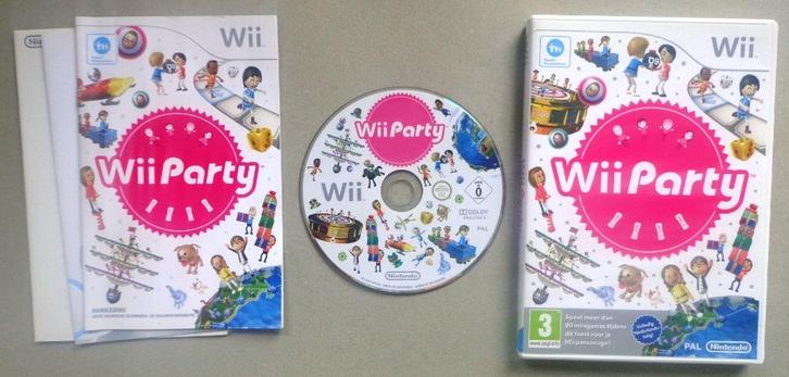 Wii Party voor de Nintendo Wii Compleet, Spelcomputers en Games, Games | Nintendo Wii, Zo goed als nieuw, 1 speler, Vanaf 3 jaar