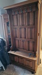 Kapstok met klepbank, Huis en Inrichting, Woonaccessoires | Kapstokken, Ophalen, Hout, Wandkapstok, 150 tot 200 cm