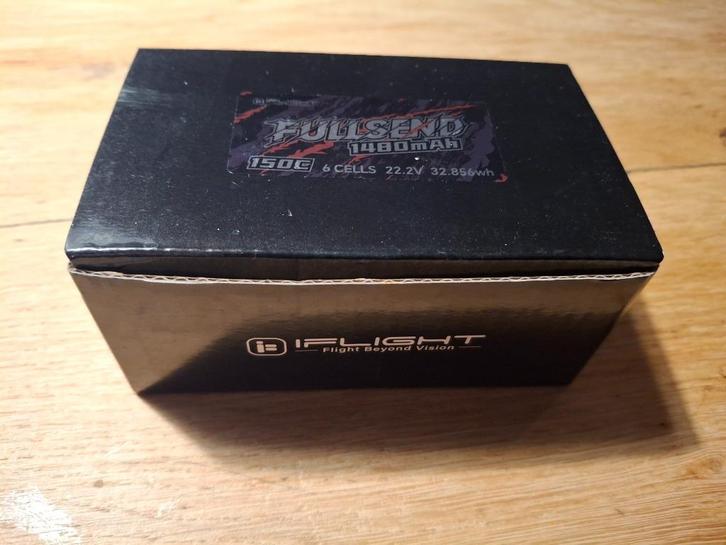 iFlight Fullsend battery 1480mAh 150c 6 cells 22.2V 32.856wh, Audio, Tv en Foto, Drones, Nieuw, Ophalen of Verzenden