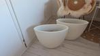 Witte Intratuin Vazen - Set van 2, Ophalen, Overige materialen, Gebruikt, 40 cm of meer