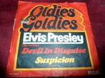 Elvis Presley - Devil in Disguise / Suspicion ( oldies ), Cd's en Dvd's, Vinyl Singles, Gebruikt, 7 inch, Single, Ophalen of Verzenden
