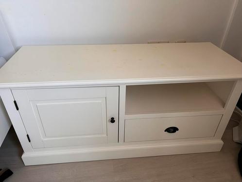 Tv meubel gebroken wit, Huis en Inrichting, Kasten | Televisiemeubels, Gebruikt, Minder dan 100 cm, 100 tot 150 cm, 25 tot 50 cm