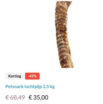 Petsnack hondensnack aanbiedingen beschikbaar voor biedingen