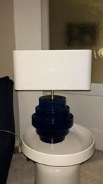 Prachtige blauwe glazen Lampenvoet, Huis en Inrichting, Lampen | Tafellampen, Ophalen, Zo goed als nieuw, Minder dan 50 cm