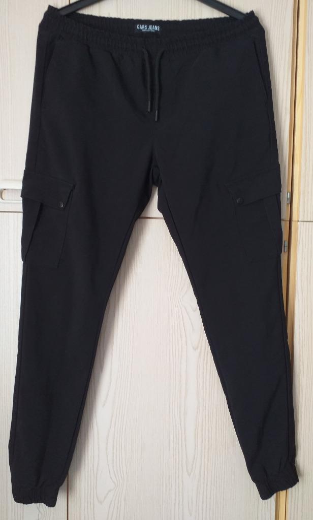 Joggingbroek Cars, mt M, Kleding | Heren, Broeken en Pantalons, Gedragen, Maat 48/50 (M), Zwart, Ophalen of Verzenden