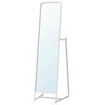 Witte, staande spiegel (IKEA, KNAPPER), Huis en Inrichting, Woonaccessoires | Spiegels, Ophalen, Minder dan 50 cm, Gebruikt, 150 tot 200 cm