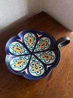 Gouds Plateel Vintage Schaal met Handvat PZH Plazuid, Antiek en Kunst, Antiek | Keramiek en Aardewerk, Ophalen of Verzenden