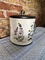 Vintage ijsemmer met bloemenprint – kleurrijk en praktisch, Ophalen of Verzenden, Zo goed als nieuw, Overige stijlen